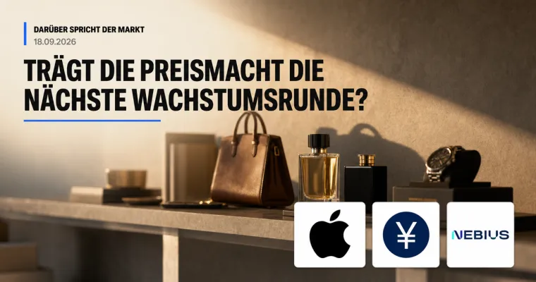 Teaserbild von Darüber spricht der Markt: Trägt die Preismacht die nächste Wachstumsrunde?