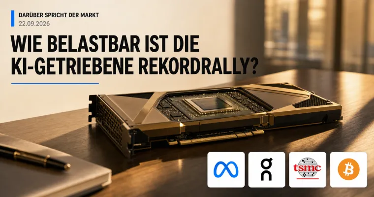 Teaserbild von Darüber spricht der Markt: Wie belastbar ist die KI-getriebene Rekordrally?