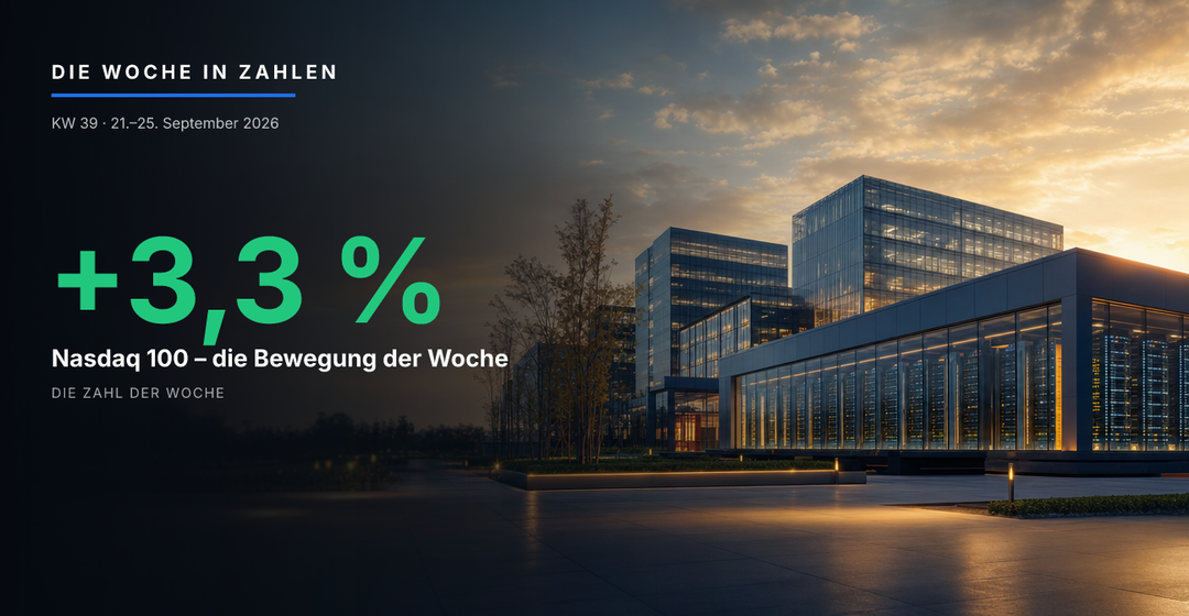 Teaserbild von Die Woche in Zahlen: Technologiewerte trotzen dem Renditeanstieg