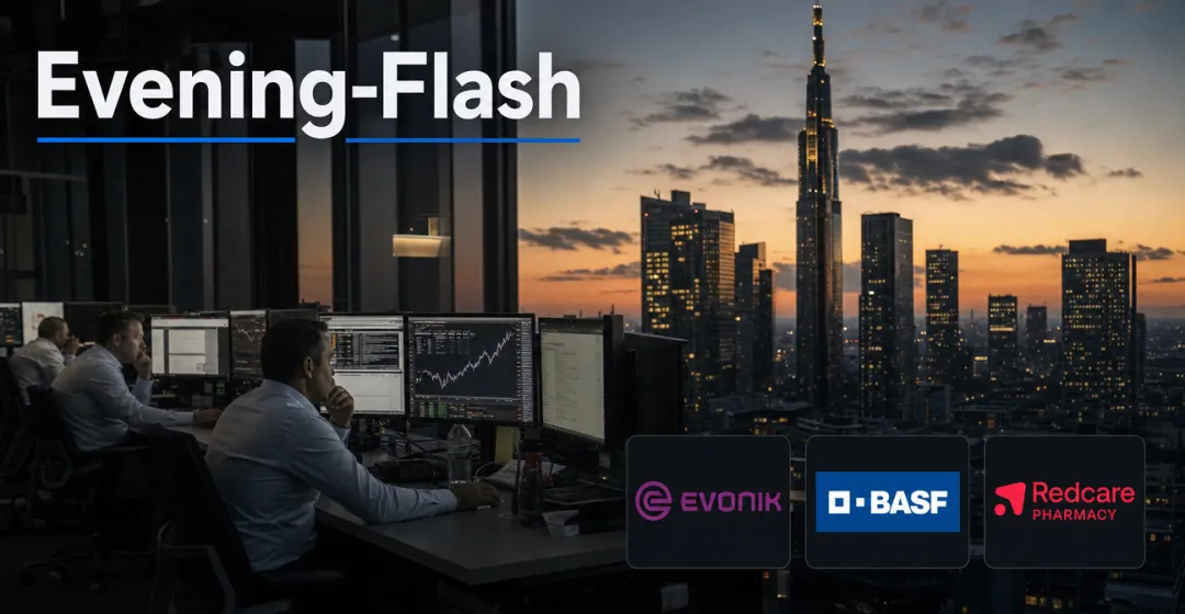 Teaserbild von Evening-Flash: Ölpreis springt über 107 Dollar – DAX gibt nach