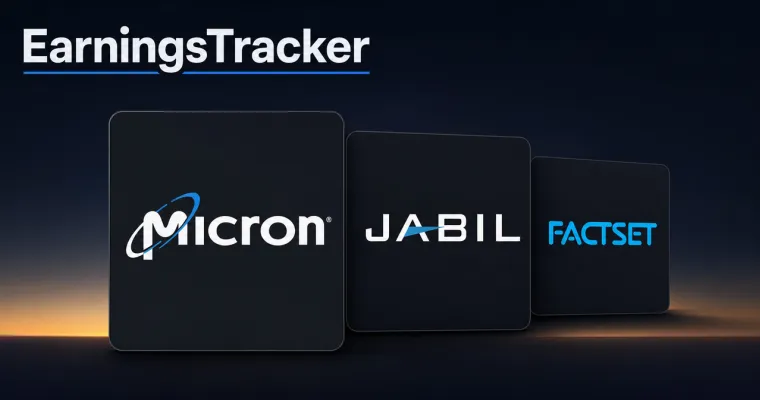 Teaserbild von EarningsTracker: Micron, Jabil und FactSet vor den Zahlen