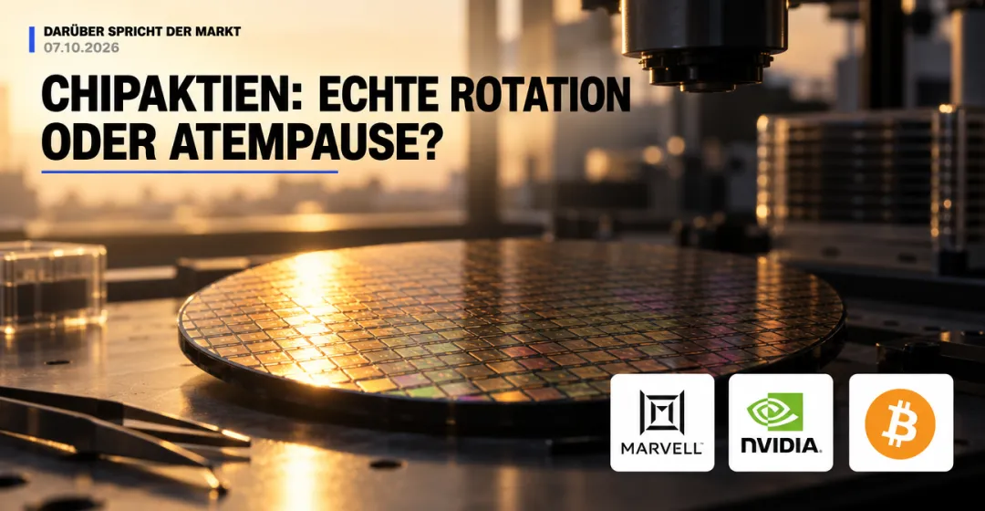 Teaserbild von Darüber spricht der Markt: Chipaktien: Echte Rotation oder Atempause?