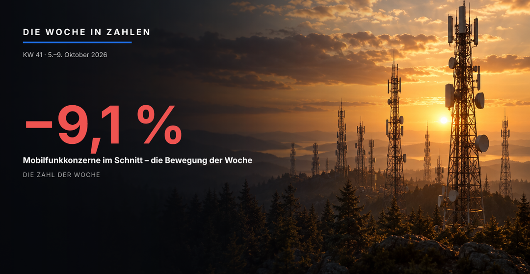Teaserbild von Die Woche in Zahlen: SpaceX schreckt die Mobilfunkkonzerne auf