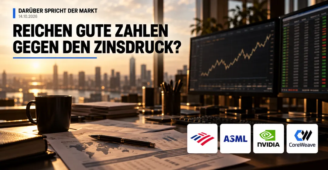 Teaserbild von Darüber spricht der Markt: Reichen gute Zahlen gegen den Zinsdruck?