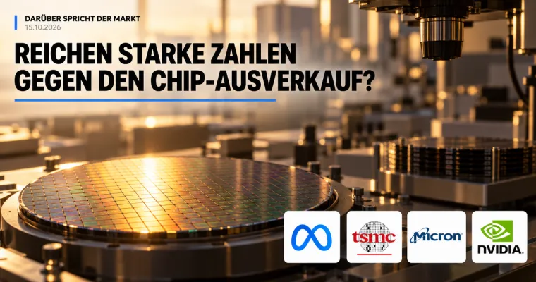Teaserbild von Darüber spricht der Markt: Reichen starke Zahlen gegen den Chip-Ausverkauf?