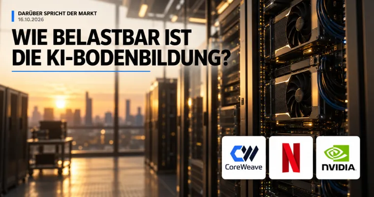 Teaserbild von Darüber spricht der Markt: Wie belastbar ist die KI-Bodenbildung?
