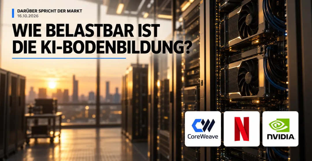 Teaserbild von Darüber spricht der Markt: Wie belastbar ist die KI-Bodenbildung?