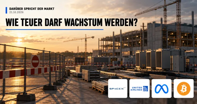 Teaserbild von Darüber spricht der Markt: Wie teuer darf Wachstum werden?