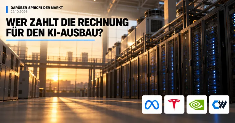 Teaserbild von Darüber spricht der Markt: Wer zahlt die Rechnung für den KI-Ausbau?