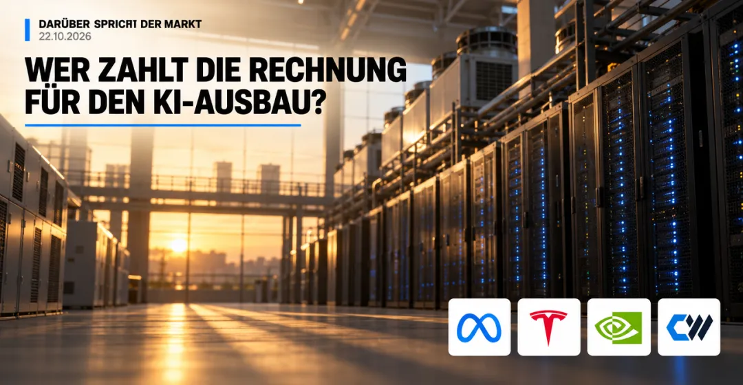 Teaserbild von Darüber spricht der Markt: Wer zahlt die Rechnung für den KI-Ausbau?