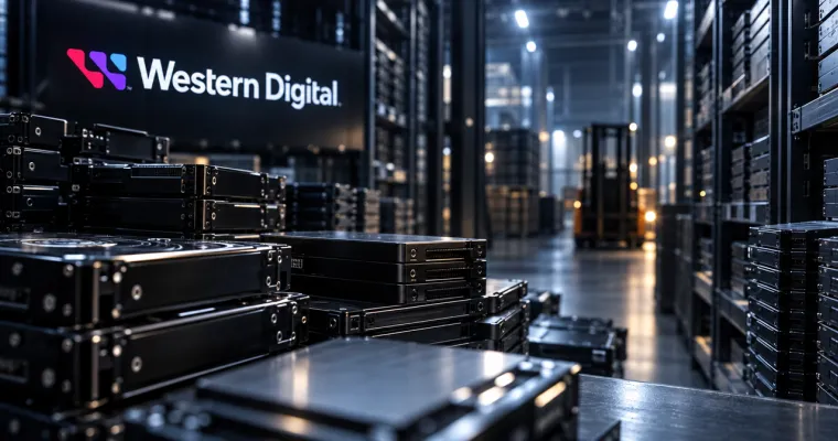 Teaserbild von WESTERN DIGITAL: Ziele übertroffen – fast 70 % Wachstum im Visier