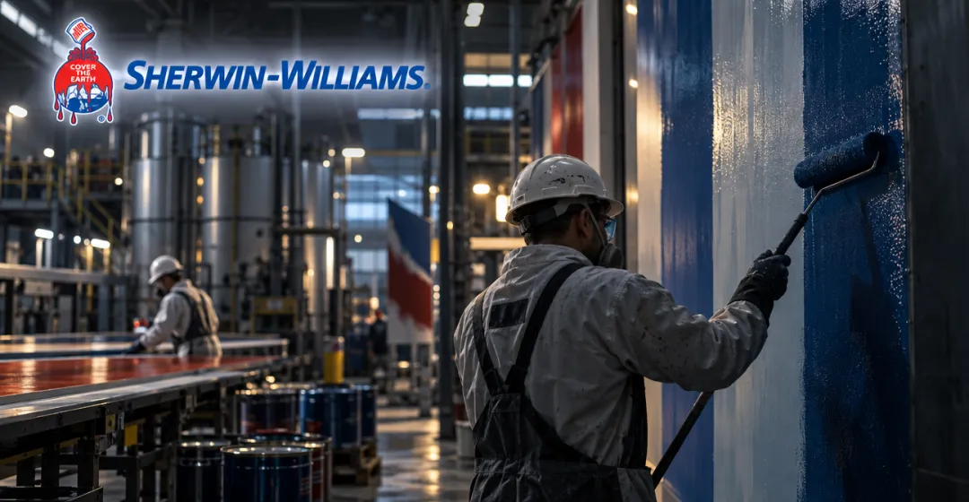 Teaserbild von SHERWIN-WILLIAMS: Fast 8 % mehr Umsatz – doch der Gewinn bleibt zurück