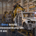 Teaserbild von Evening-Flash: Mercedes-Benz bricht nach Prognosesenkung um fast 4 % Prozent ein