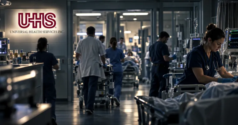 Teaserbild von UNIVERSAL HEALTH SERVICES: Gewinn je Aktie über Konsens – der Vorsprung hängt am Staat