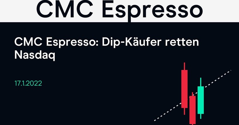 CMC Espresso:  Dip-Käufer retten Nasdaq