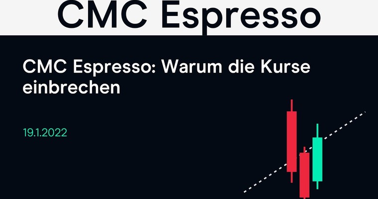 CMC Espresso: Warum die Kurse einbrechen