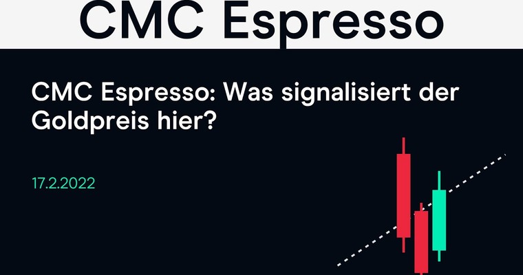 CMC Espresso: Was signalisiert der Goldpreis hier?