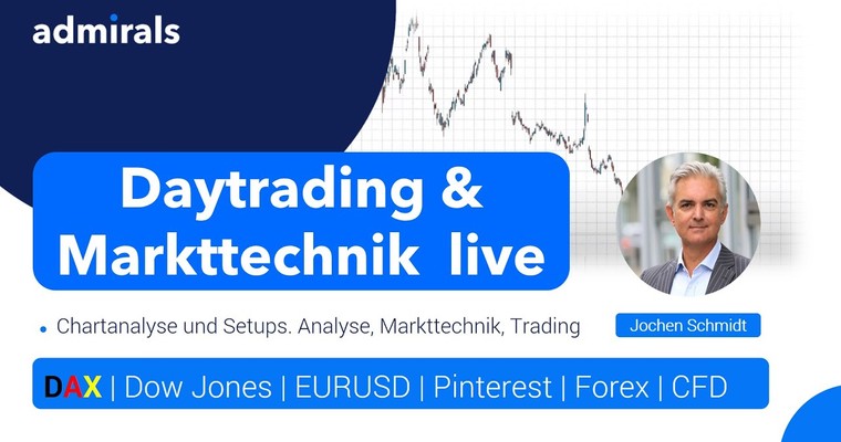 Daytrading mit Jochen Schmidt | Analyse & Markttechnik - Forex | CFD | Aktien | Rohstoffe - 05.04.2022