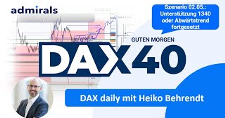 DAX: Analyse | Setups | Scalping | Tradingideen | 02.05.2022 - Guten Morgen DAX!