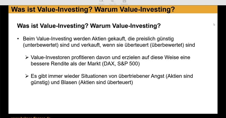 Value-Aktien im Fokus: Aufzeichnung Webinar Frank Helmes zum Juli-Start 2022