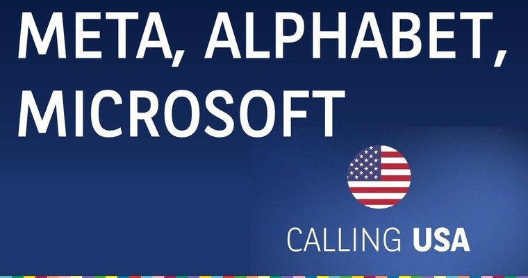 Zahlen von Meta, Alphabet, Microsoft - Calling USA vom 28.07.2022