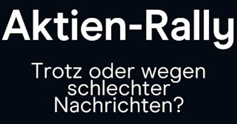 CMC Espresso: Aktien-Rally: Trotz oder wegen schlechter Nachrichten?