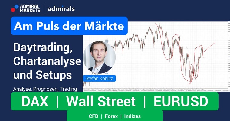 Am Puls der Märkte: DAX, DOW, Börse | Chartanalyse live | Daytrading live | 24.08.2022
