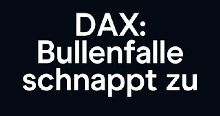 CMC Espresso: DAX: Bullenfalle schnappt zu