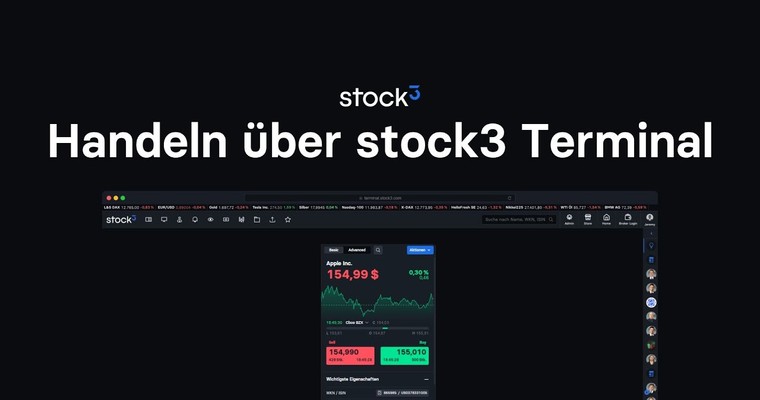 🏦 Handeln über stock3 Terminal & Instrumentenprofil