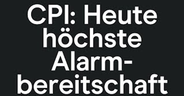 CMC Espresso: CPI: Heute höchste Alarmbereitschaft