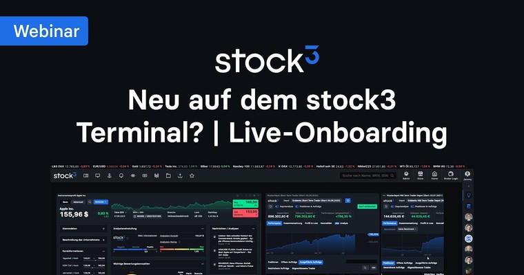 💬 Ihre Fragen zu stock3.com | stock3 Terminal | stock3 App