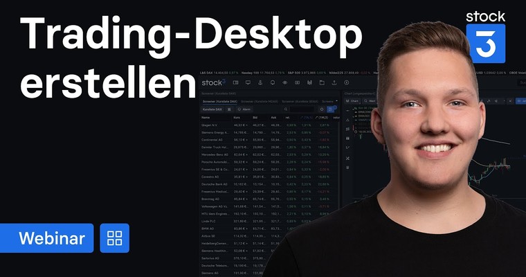 Trading auf stock3 mit dem passenden Trading-Desktop