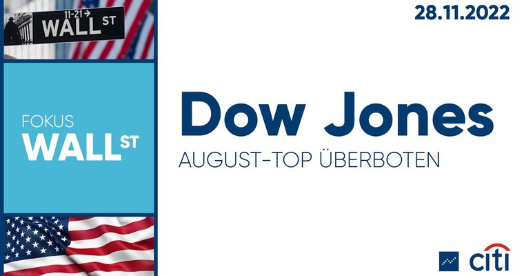 Dow Jones – August-Top überboten