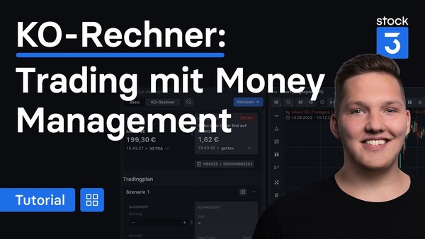 Knock-Out Trading mit dem KO-Rechner auf stock3 Terminal