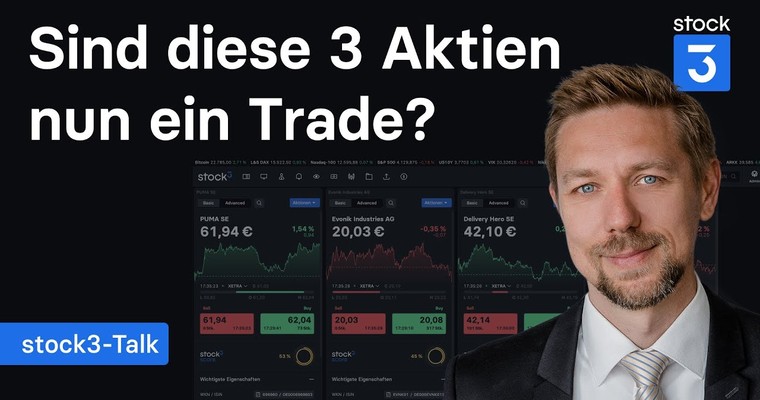 DIESE 3 Aktien sind nun charttechnisch interessant | stock3-Talk