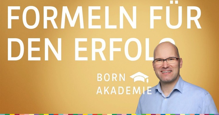 Formeln für den Erfolg, gute Starts finden bei DAX, Öl & Co. - BORN Akademie vom 26.04.2023