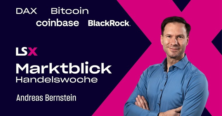 Wochenfazit: DAX deutlich negativ, Gerüchte um Coinbase, Bitcoin wieder gefragt