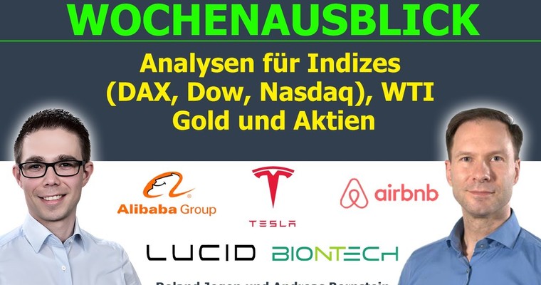 Droht eine Sommerkorrektur? Marktausblick für DAX, Dow, Nasdaq, Gold & Aktien (TSLA, BABA, LCID, ..)