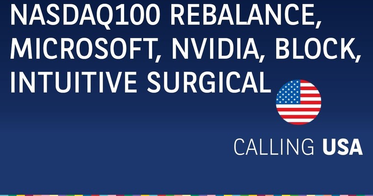 Neugewichtung Nasdaq100, Überraschung bei Microsoft vs. Activision - Calling USA vom 13.07.2023