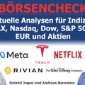 Furioser Start der Quartalssaison! Analysen für DAX, Dow, Nasdaq, EUR & Aktien wie Tesla, Netflix & Co.