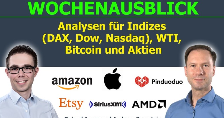 DAX auf Allzeithoch, Zahlen von Apple, Amazon & Co: Marktausblick für DAX, Dow, Nasdaq, Bitcoin & Aktien
