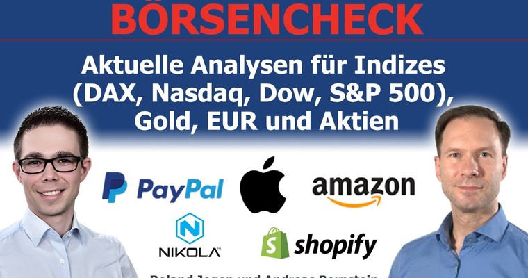 US-Arbeitsmarkt und Quartalszahlen im Fokus: Analysen für DAX, Dow, Nasdaq & Aktien (AAPL AMZN PYPL)