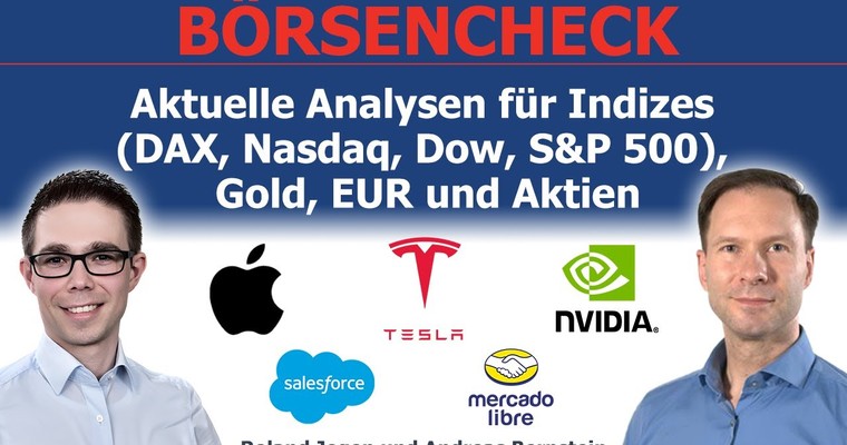 US-Arbeitsmarkt im Fokus: Analysen für DAX, Dow, Nasdaq, Gold & Aktien (Tesla, Apple, Salesforce)