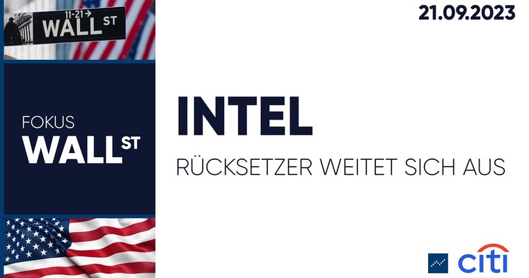 Intel – Rücksetzer weitet sich aus