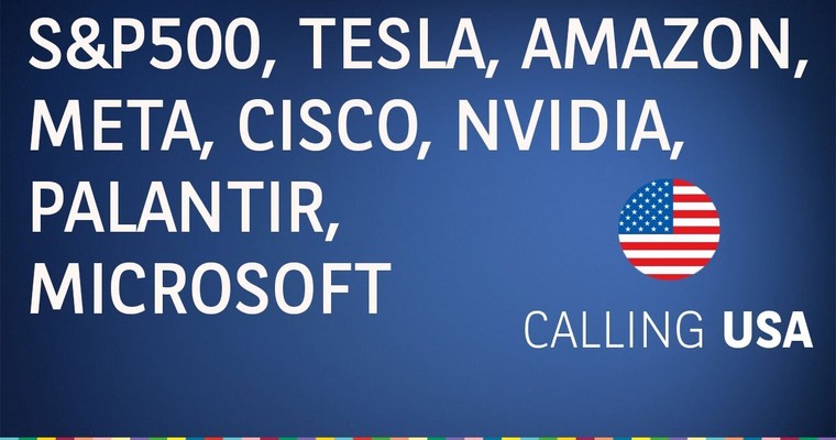 Absatzeinbruch bei Tesla erwartet, Amazon-Klage, Meta, Nvidia, Palantir, Microsoft, Cisco - Calling USA