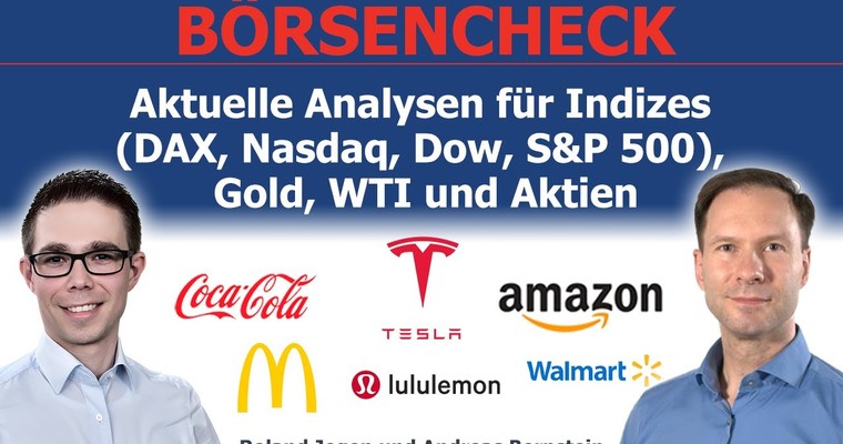 US-Arbeitsmarkt im Fokus: Analysen für DAX, Dow, Nasdaq, Gold, WTI & Aktien (TSLA, AMZN, KO, MCD,..)