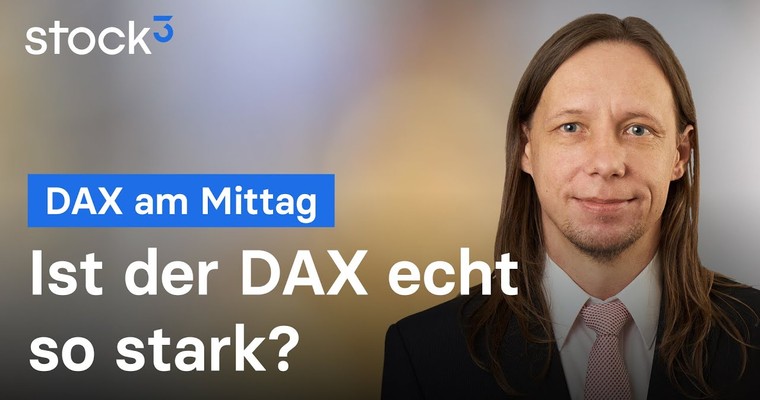 DAX (Analyse) am Mittag - Ich ziehe meinen Hut!