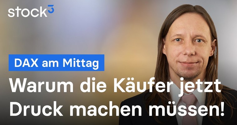 DAX Analyse am Mittag - Na komm schon!