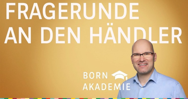 Fragerunde an den Händler; Silber, Zalando, Adidas, McDonald’s - Charttechnik mit Rüdiger Born