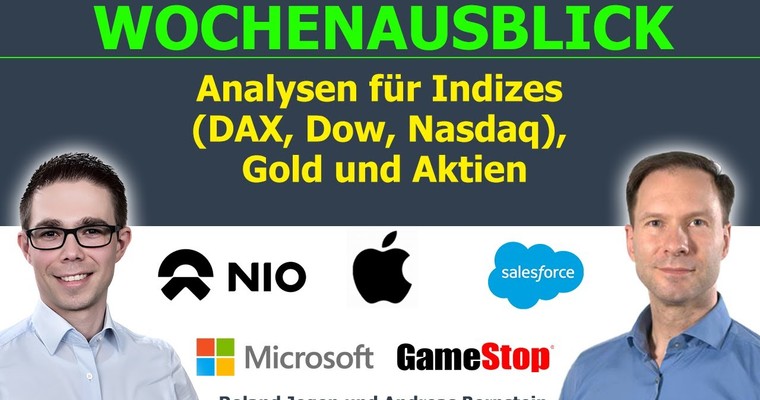 Gold auf Allzeithoch! Marktausblick für DAX, Dow, Nasdaq, Gold & Aktien (AAPL, CRM, NIO, DIS,...)